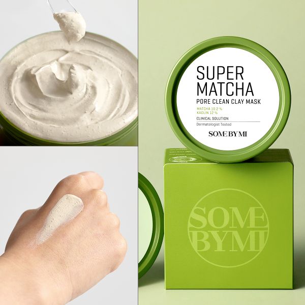 Mặt Nạ Đất Sét Some By Mi Trà Xanh Super Matcha Pore Clean Clay Mask 100g