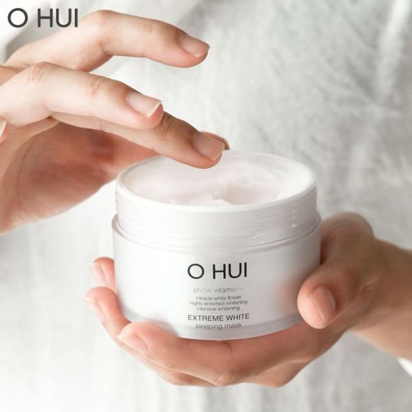 [ Tem LG ] Set Dưỡng Trắng Da Ohui Extreme White MelaToning Dark Spot Ampoule Essence (4 món)