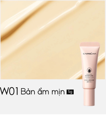 Kem Nền Carslan Lasting Cover - Lasting Moisture Foundation Dưỡng Ẩm Kiềm Dầu Lâu Trôi
