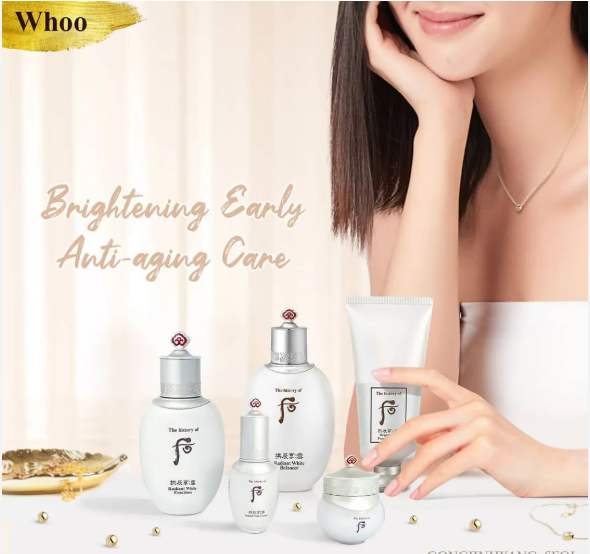 [ Tem LG ] Set Dưỡng Trắng Da Whoo Radiant White 5pcs Special Gift Kit