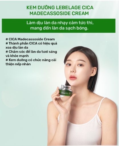 Bộ Dưỡng Da Phục Hồi Lebelage Cica Madecassoside (