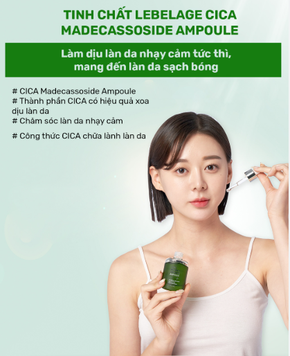 Bộ Dưỡng Da Phục Hồi Lebelage Cica Madecassoside (