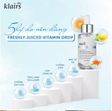 Tinh Chất Dưỡng Ẩm Làm Sáng Da Klairs Rich Moist Soothing / Freshly Jucied Vitamin Drop Serum 35ml - 80ml