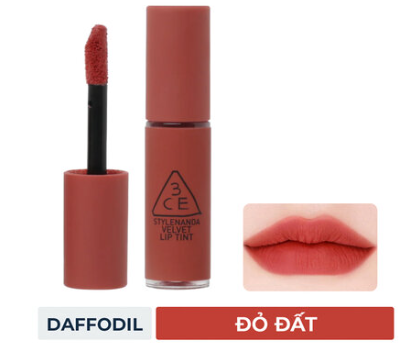 Son kem Lì 3ce Velvet Lip Tint 4g Mẫu Mới- Definition- Bitter Hour- Walk N Talk- Like Gentle- Cashmere Nude