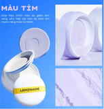  Phấn Phủ Bột Mỏng Mịn Kiềm Dầu Chống Nắng Lemonade Supermatte No Makeup Loose Powder 9g Tím 