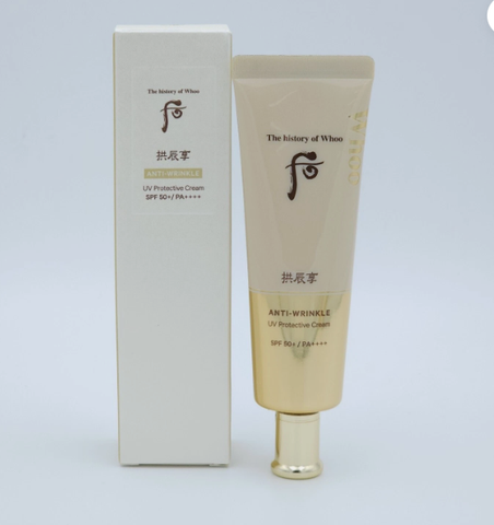 [ Tem LG ] Kem Chống Nắng The History of Whoo Gongjinhyang Anti-Wrinkle UV Protective / Radiant White Tone Up Suncream SPF50+/PA++++