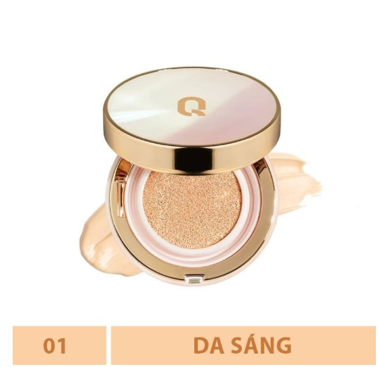 Phấn Nước Che Phủ GLAMRR GLOW/ DD/ COVER Q Vegan Super Cover Cushion SPF50+/PA+++