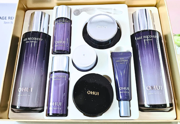 [ Tem LG ] Bộ Dưỡng Da Phục Hồi Da OHUI Age Recovery Special Set 8 món