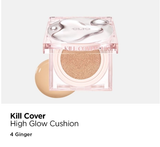  Phấn Nước Clio Kill Cover High Glow Cushion SPF50+ PA++++ ( kèm lõi-Phiên bản giọt nước ) 