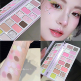  Bảng Phấn Mắt 16 Đa Dạng Ô QianYan Cheeryep True Colors Staring 14.5g 