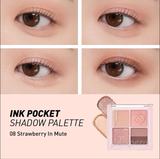  Phấn Mắt 4 Ô Peripera Ink Pocket Shadow Palette #08 