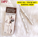  Kẻ Mắt Dạng Sáp Clio Sharp, So Simple Waterproof Pencil Liner 