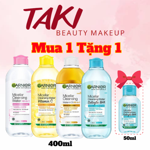 Nước Tẩy Trang Garnier Skinactive 400ml- Nhiều Màu (Pháp)