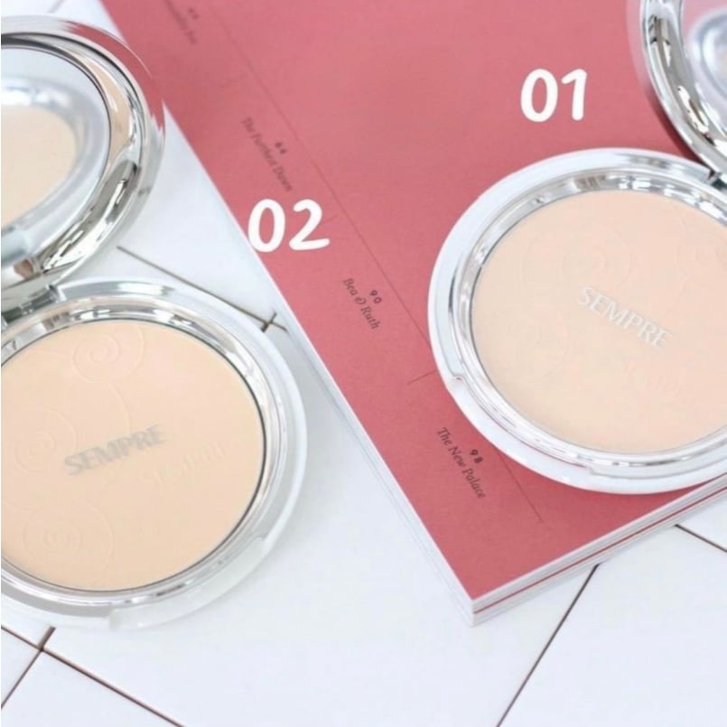 Phấn Phủ Nén Geo Sempre Happy & Please Pact