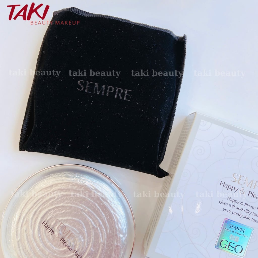 Phấn Phủ Nén Geo Sempre Happy & Please Pact