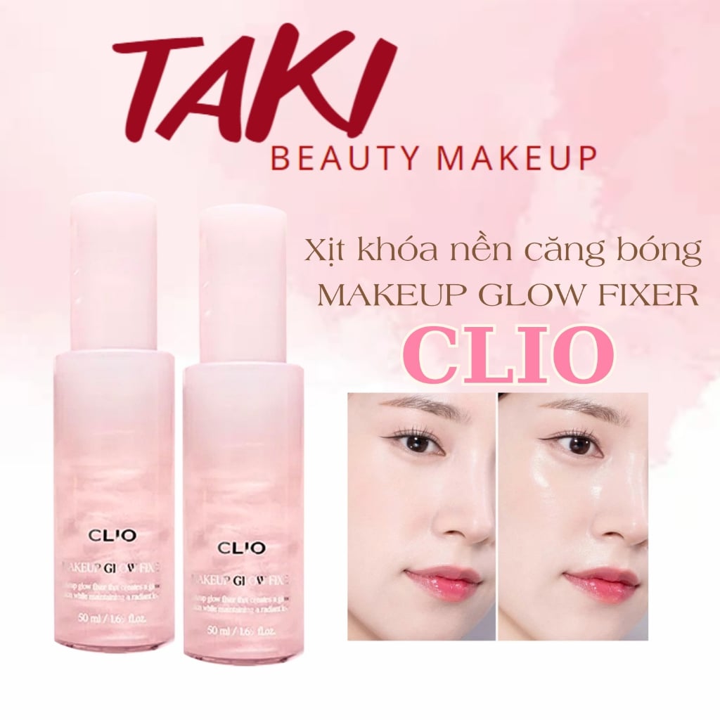  Xịt Khoá Nền CLIO Makeup Glow Fixer 50ml 