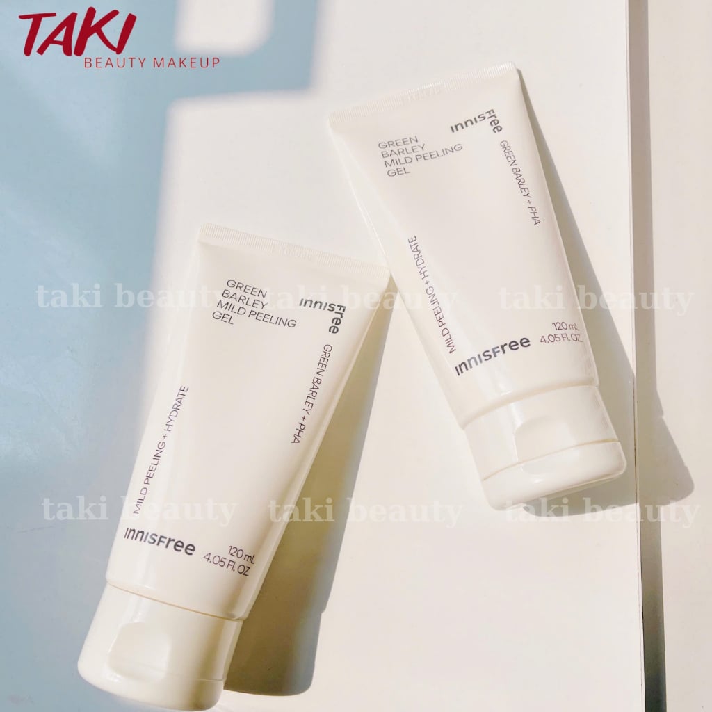  Tẩy Tế Bào Chết Da Mặt Dạng Gel Innisfree Green Barley Mild Peeling Gel 120ml 