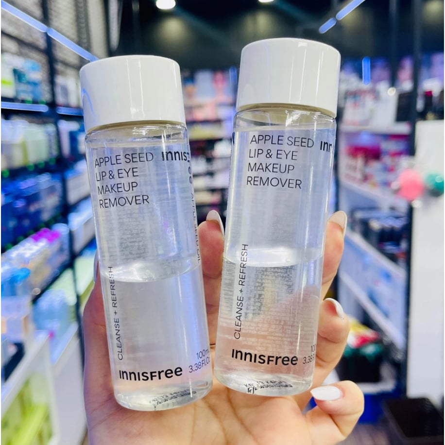  Tẩy Trang Mắt Môi Innisfree Apple Seed Lip & Eye Makeup Remover 100ml 