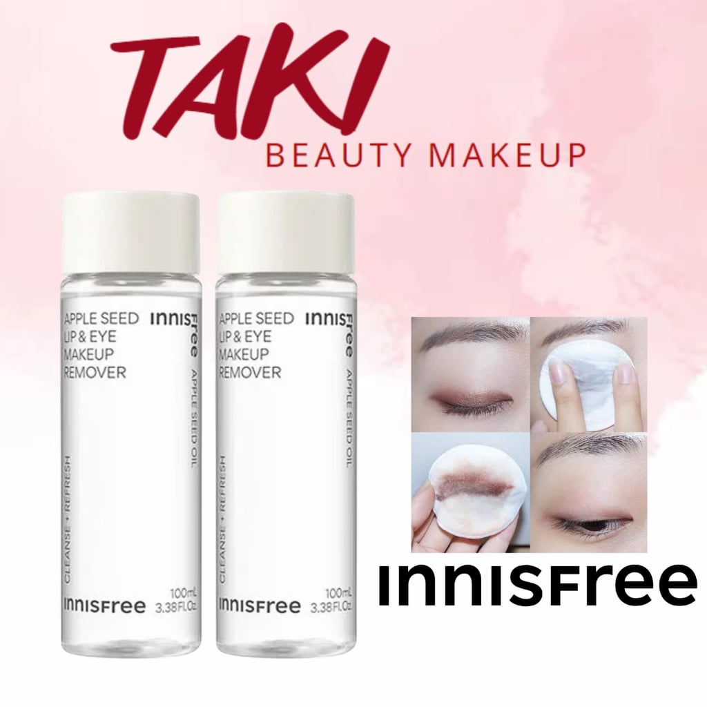  Tẩy Trang Mắt Môi Innisfree Apple Seed Lip & Eye Makeup Remover 100ml 
