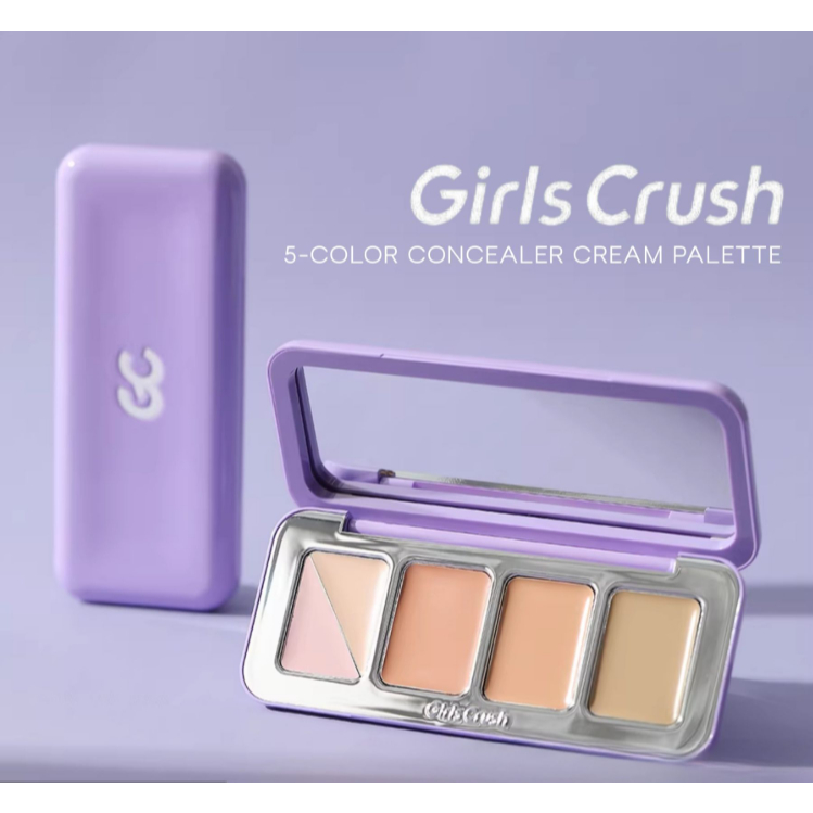  Bảng Che Khuyết Điểm Triệt Sắc Girls Crush 5-color concealer cream palette 5 Ô 