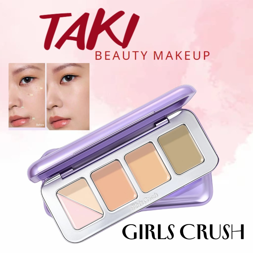  Bảng Che Khuyết Điểm Triệt Sắc Girls Crush 5-color concealer cream palette 5 Ô 
