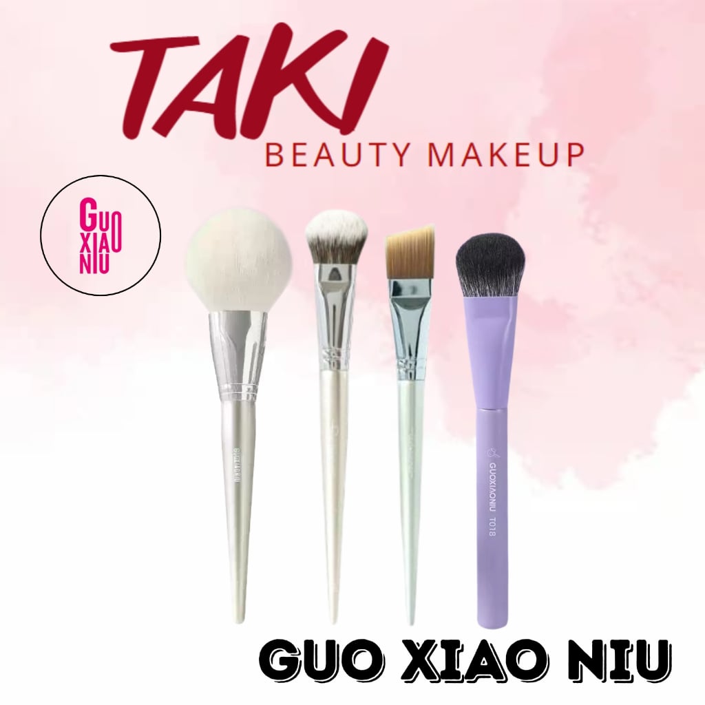  ( CÓ SẲN ) Tổng Hộp Cọ Lẻ GUO XIAO NIU Cọ Má Hồng, Phấn Phủ, Cọ Nền 