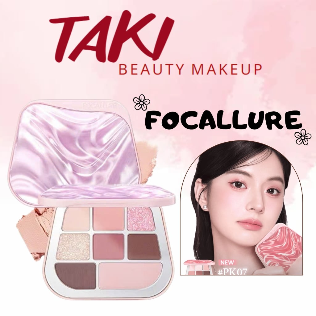  Bảng phấn mắt FOCALLURE 9.6g dưỡng ẩm, không nhòe, lâu trôi, chống nước 