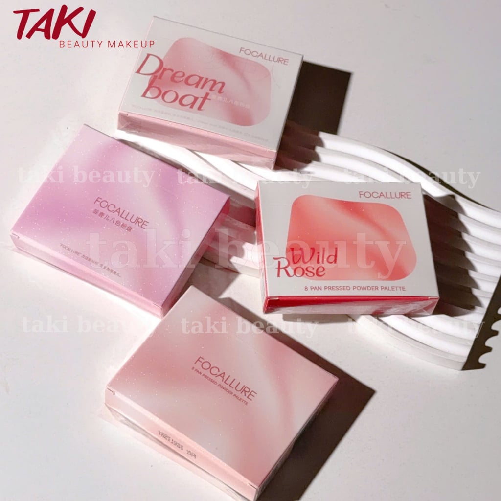  Bảng phấn mắt FOCALLURE 9.6g dưỡng ẩm, không nhòe, lâu trôi, chống nước 