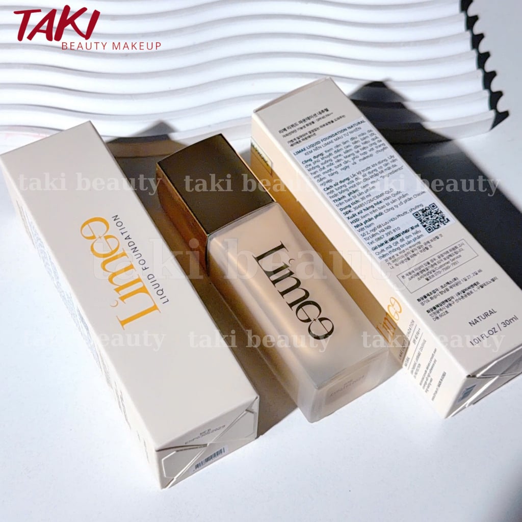  Kem Nền Kiềm Dầu Limae Liquid Foundation 30ml bền đẹp, lâu trôi 
