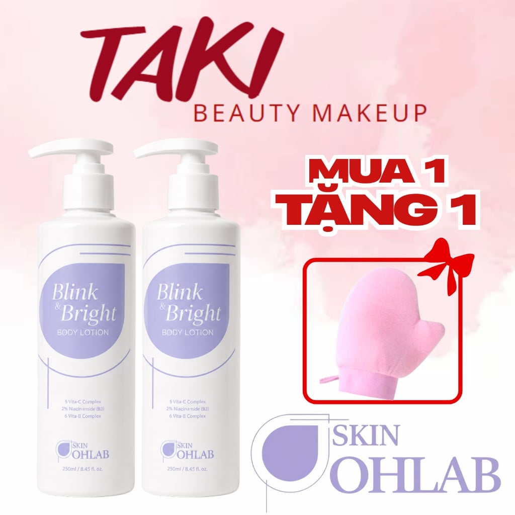  Dưỡng Thể Nâng Tone, Sáng Da SKIN OHLAB Blink & Bright Body Lotion 250ml 