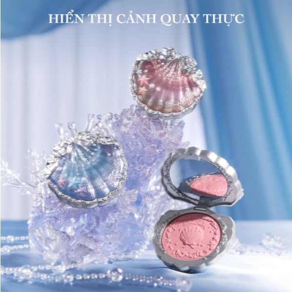  Phấn Má Hồng Flower Knows Shell 's Jewel Blush Powder 