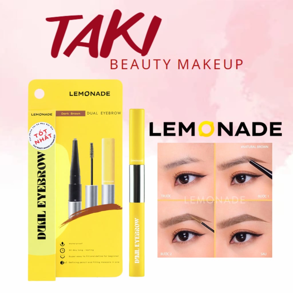 Chì Kẻ Mày 2 Đầu Lemonade Want It Got It Dual Eyebrow