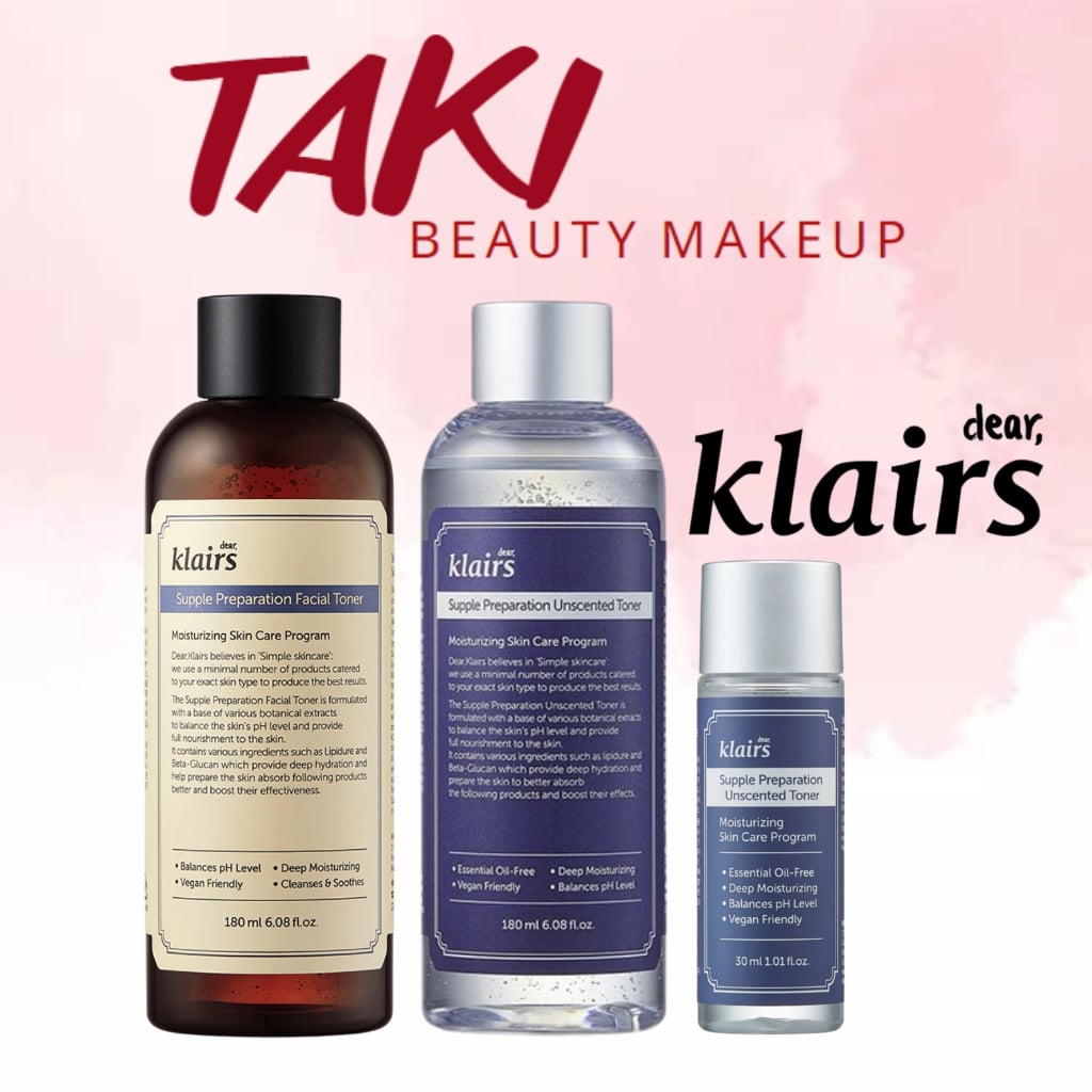  Nước Hoa Hồng Klairs Supple Preparation Unscented + Facial Toner 30ml - 180ml 