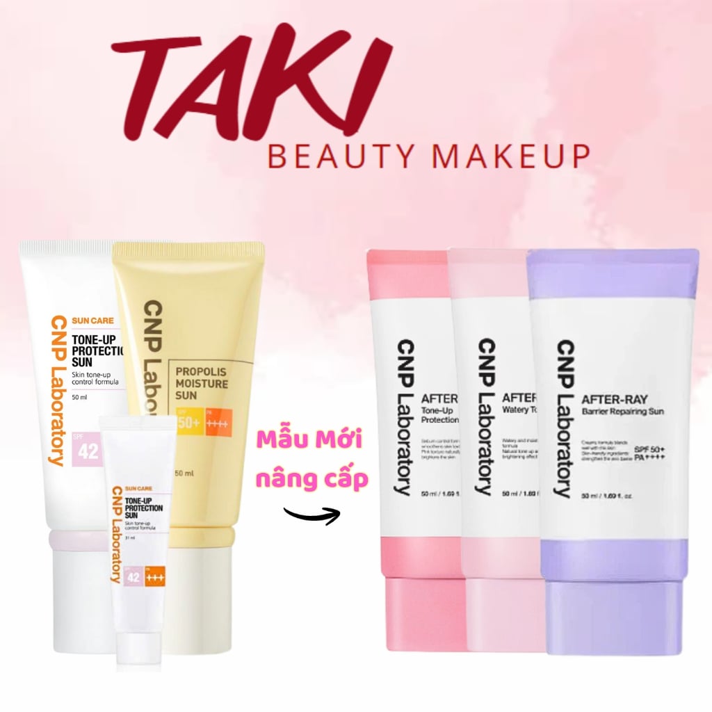  [ Tem LG ] Kem Chống Nắng Nâng Tông CNP Laboratory Tone-Up Protection / Propolis Moisture Sun 31ml - 50ml 