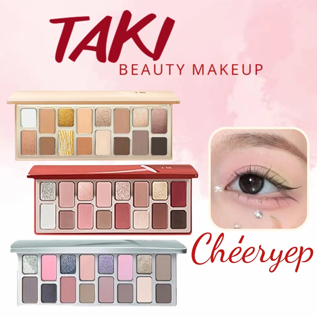  Bảng Phấn Mắt 16 Đa Dạng Ô QianYan Cheeryep True Colors Staring 14.5g 