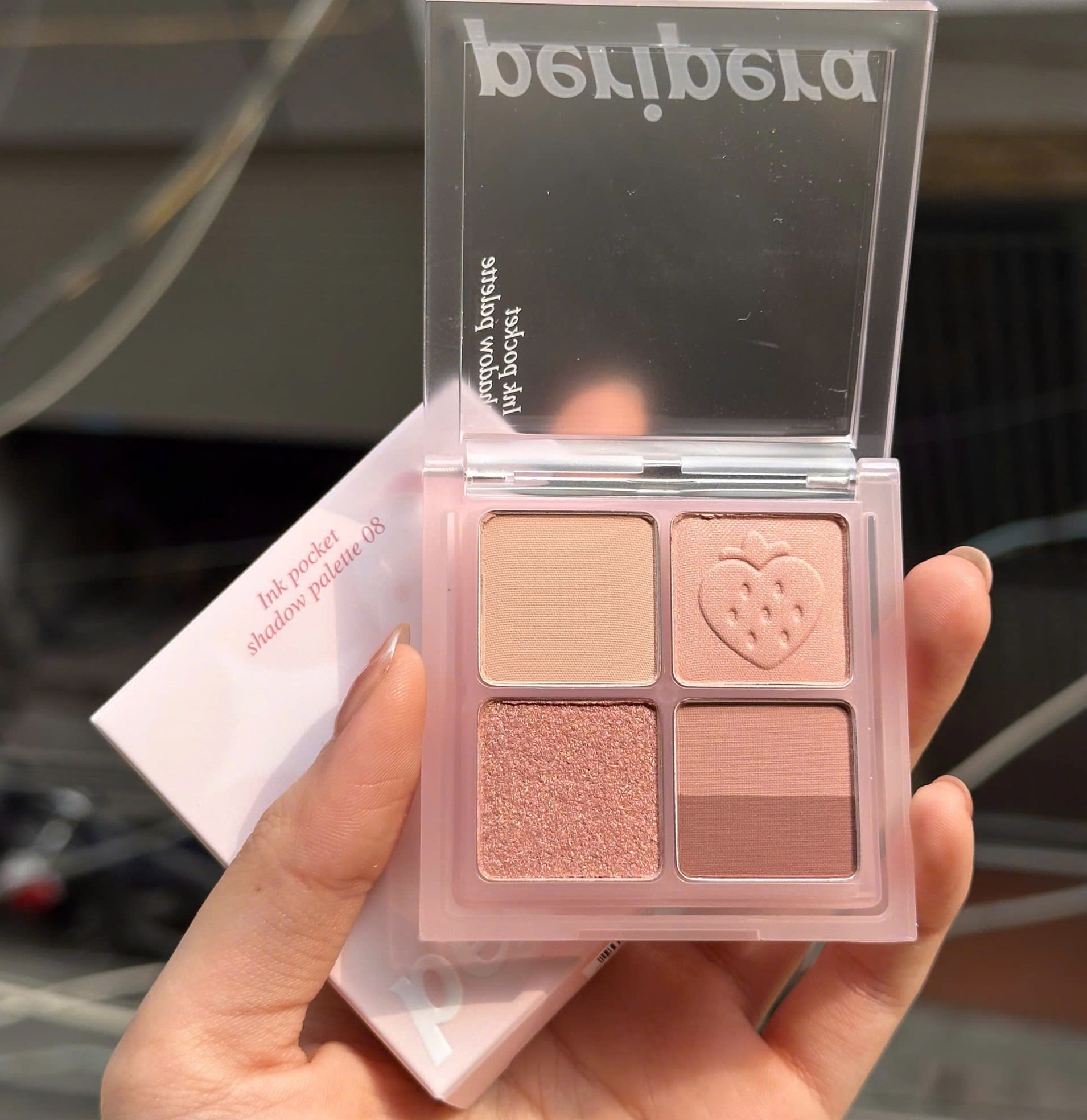  Phấn Mắt 4 Ô Peripera Ink Pocket Shadow Palette #08 