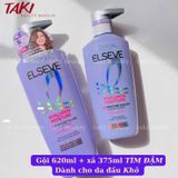  Dầu Gội và Dầu Xả LOréal Elseve Full Resist / Extraordinary Oil Smooth 400ml x 2 