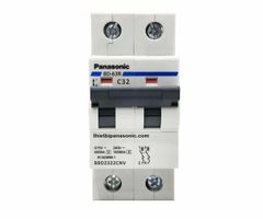 Aptomat - CB - Cầu dao tự động DIN MCB BD‑63R‑2P C32 - Panasonic