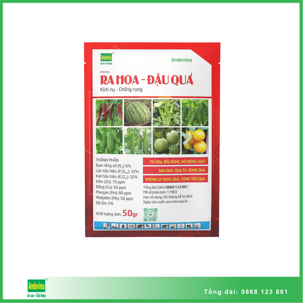 Ra Hoa - Đậu Quả 50gr - Andovina