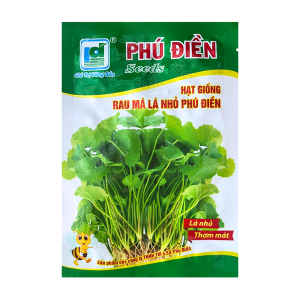 Hạt giống Rau má lá nhỏ 1gr - Phú Điền