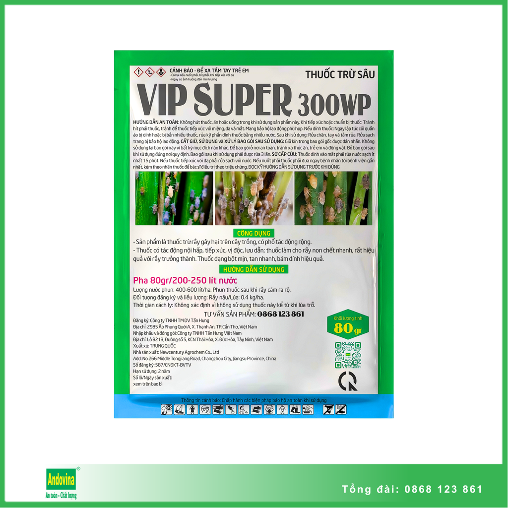 TRUMRAYXANH (Trùm Rầy Xanh) 80gr - Vip