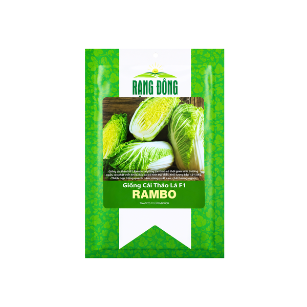Hạt giống Cải Thảo lai F1 Rambo 0.5gr Rạng Đông