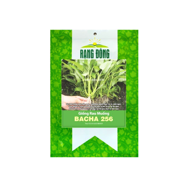 Hạt giống Rau Muống BacHa 256 20gr Rạng Đông