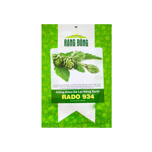 Hạt giống Atiso Đà Lạt bông xanh Rado 934 2gr Rạng Đông