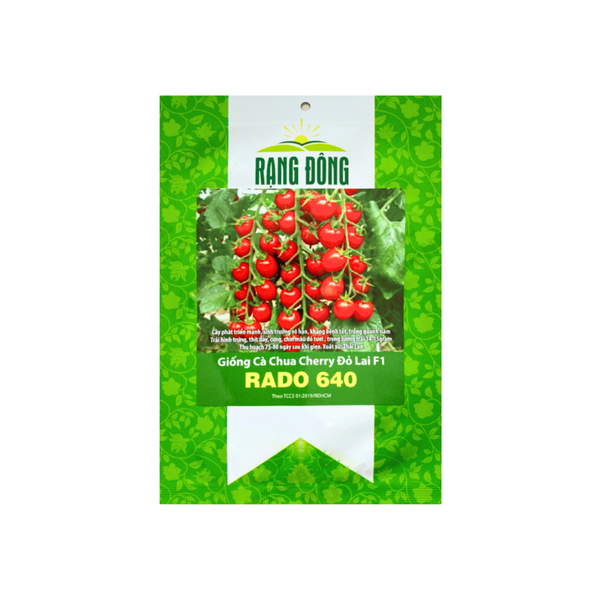 Hạt giống Cà chua Cherry đỏ Lai F1 Rado 640 0,1gr Rạng Đông
