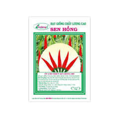 Hạt giống Ớt chỉ thiên lai F1 Sen Hồng SH085
