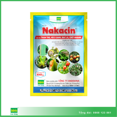 Thuốc trừ bệnh Nakacin ® 100g - Phòng trừ thán thư, cháy lá, héo xanh, chết nhanh