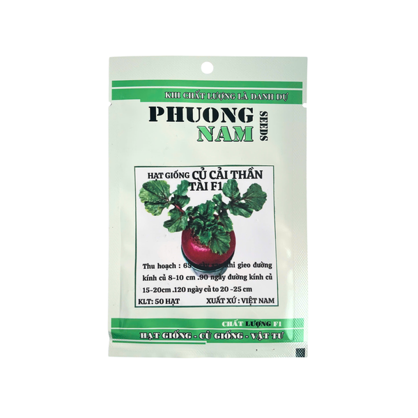Hạt giống Củ Cải Thần Tài F1 - Phương Nam