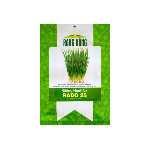 Hạt giống Hành Lá Rado 25 2,5gr Rạng Đông