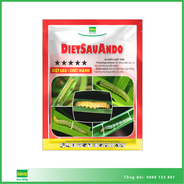 DIETSAUANDO - DIỆT SÂU ANDO 100gr